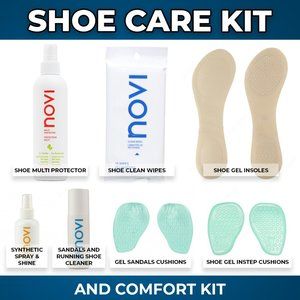 Natural Shoe Cleaner & Comfort Essential Kit-7 Pcs